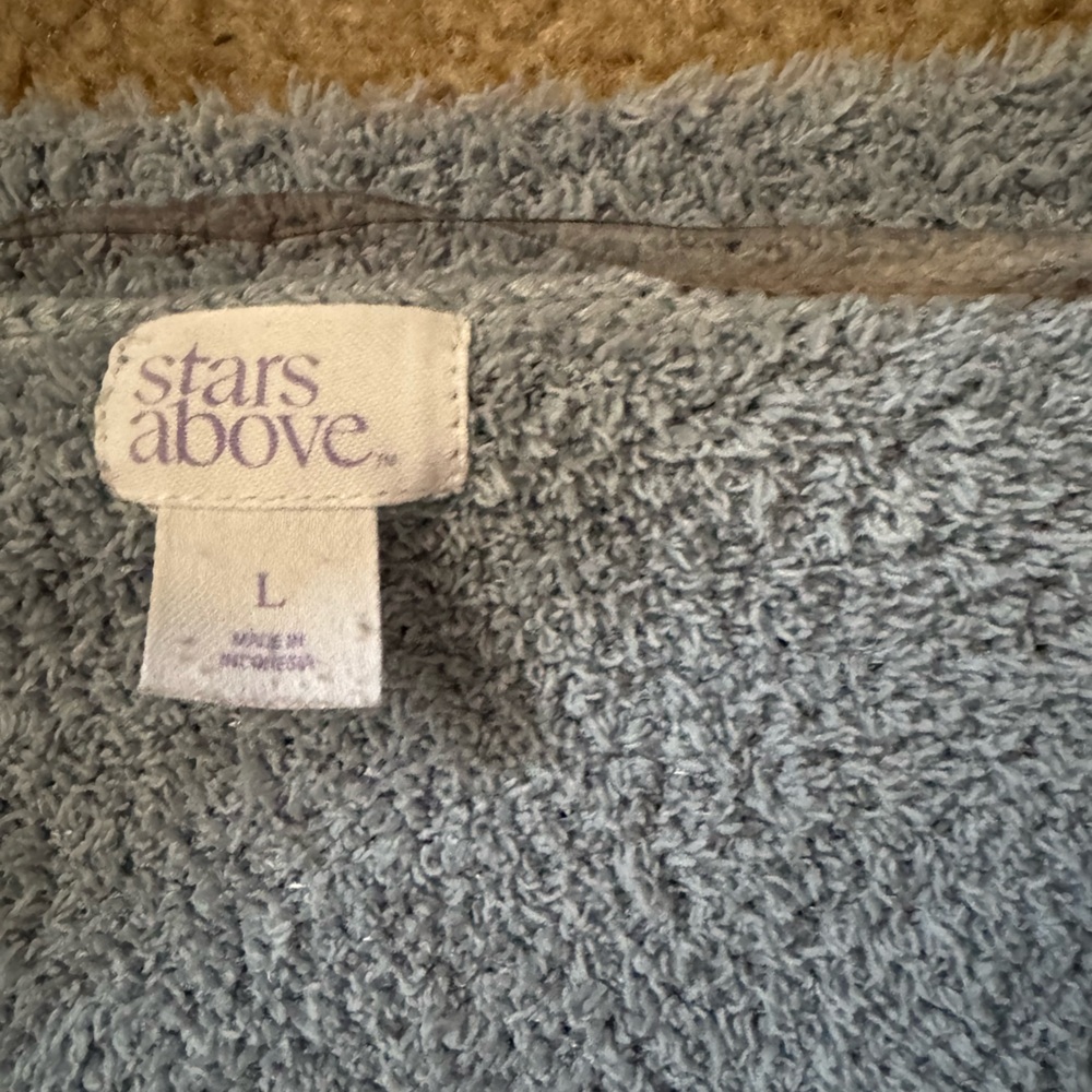 Stars Above Women's V-Neck Sweater - Light Gray